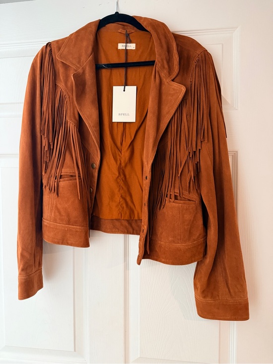Spell Jackets & Blazers - SPELL Rider Suede Tassel Jacket BNWT XL